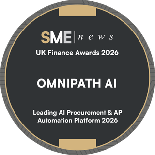 SME News UK Finance Awards 2026 winners badge - OmniPATH AI